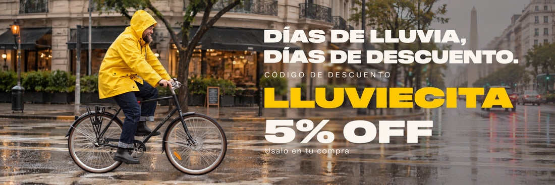 Días de lluvia, días de descuento