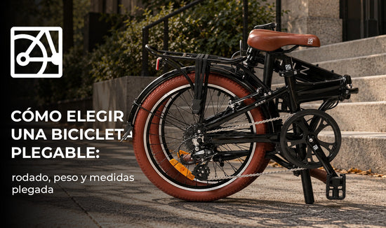 Cómo elegir una bicicleta plegable: rodado, peso y medidas plegada