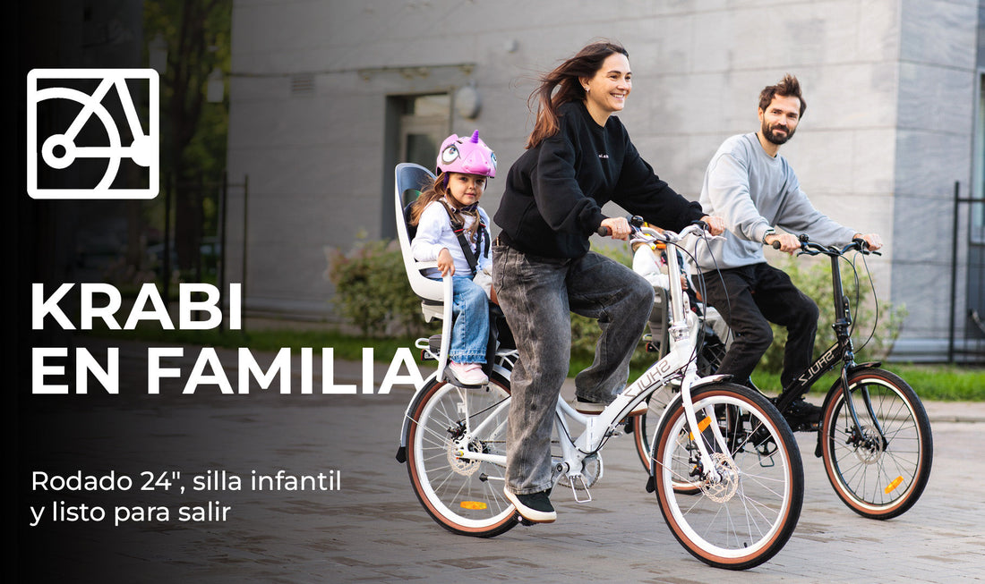 Bici plegable para pasear con tu hijo: por qué la SHULZ Krabi es ideal para andar en familia