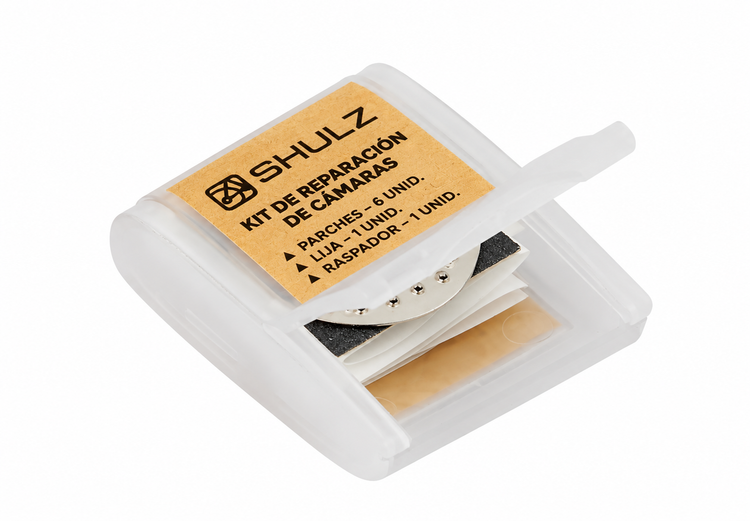 Kit de reparación SHULZ: 6 parches autoadhesivos y raspador